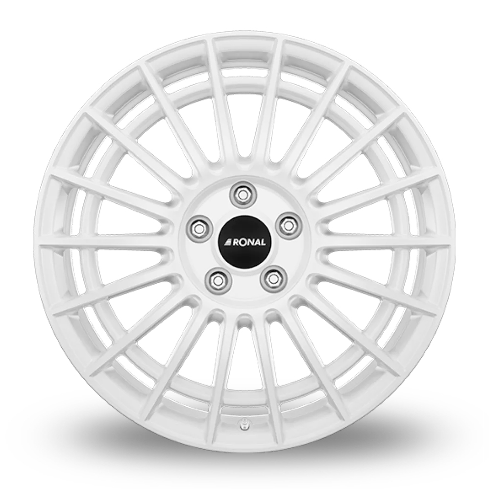 18" Ronal R73 Rally White Alloy Wheels