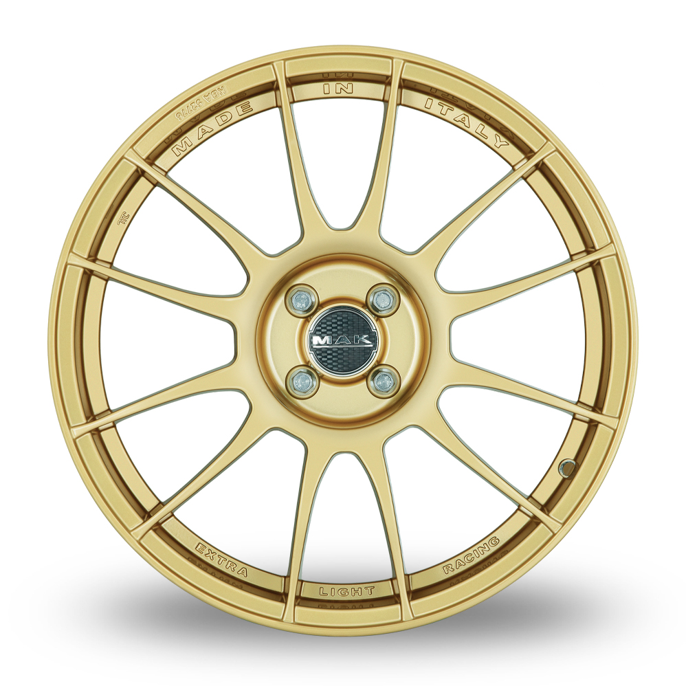 17" MAK XLR Gold Alloy Wheels