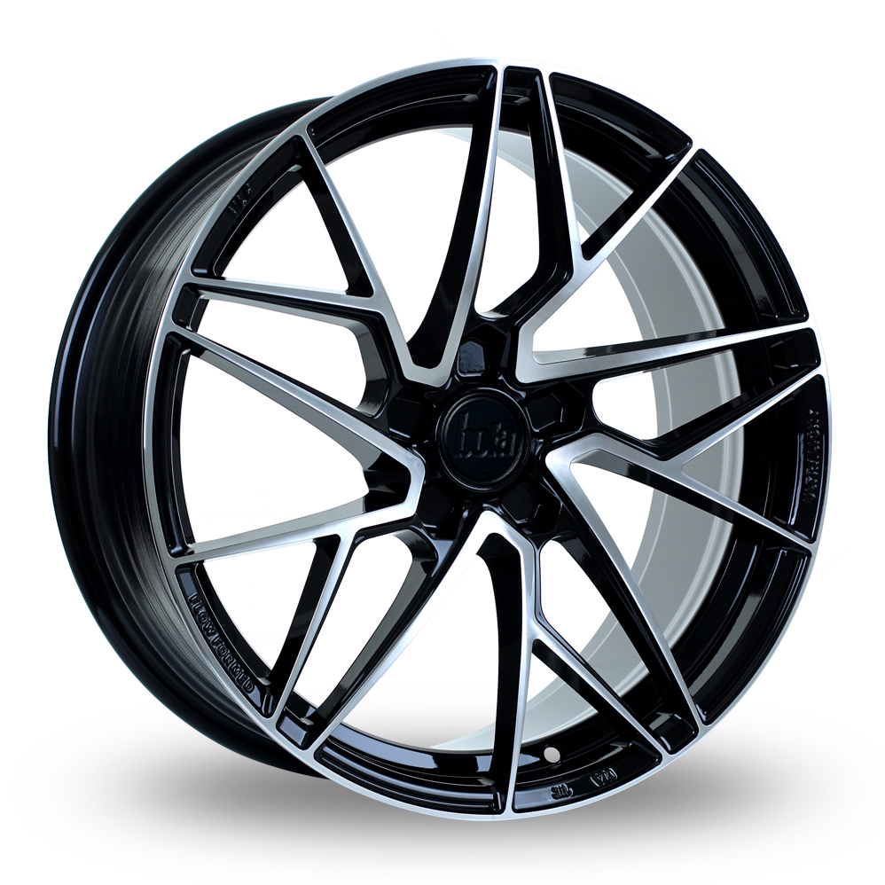 Bola FLR Gloss Black Polished Alloy Wheels