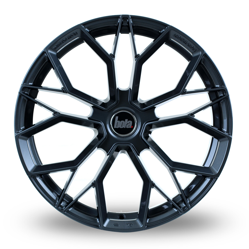 19" Bola FLF Gloss Gunmetal Alloy Wheels