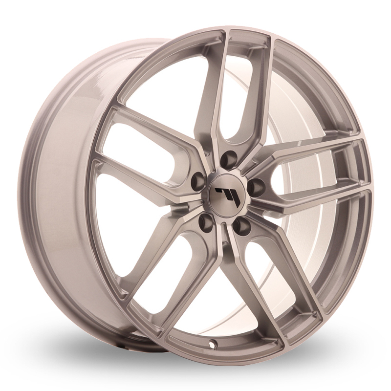 Japan Racing JR25 (8.5x19) (Custom Fitment) Silver Machined Face Alloy Wheels
