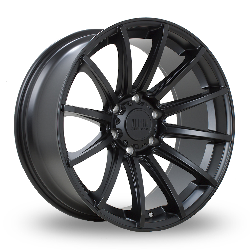 9x20 6x139 ET30 Alpha Off-Road Machete (Sblack) (106.1cb) (955kg Load) Alloy Wheels