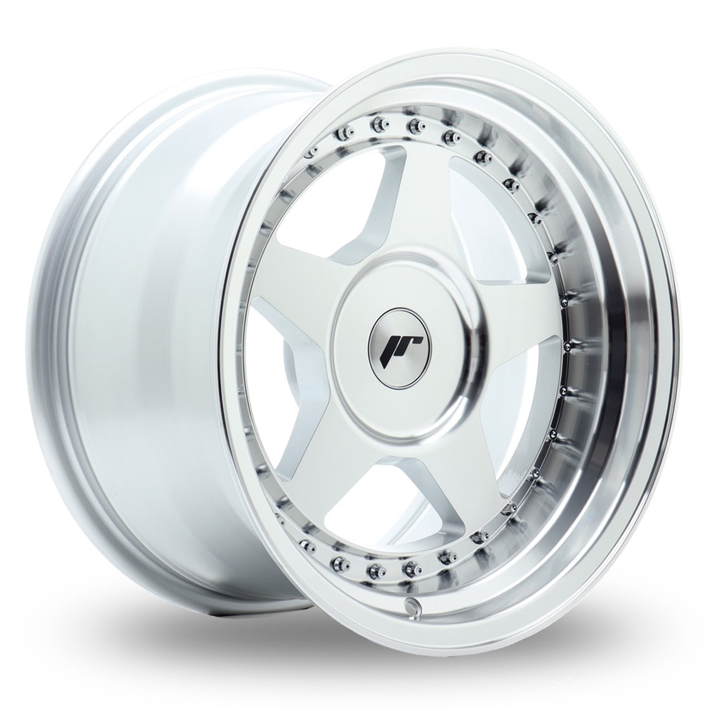 Japan Racing JR6 (9x16) Silver Machined Face Alloy Wheels