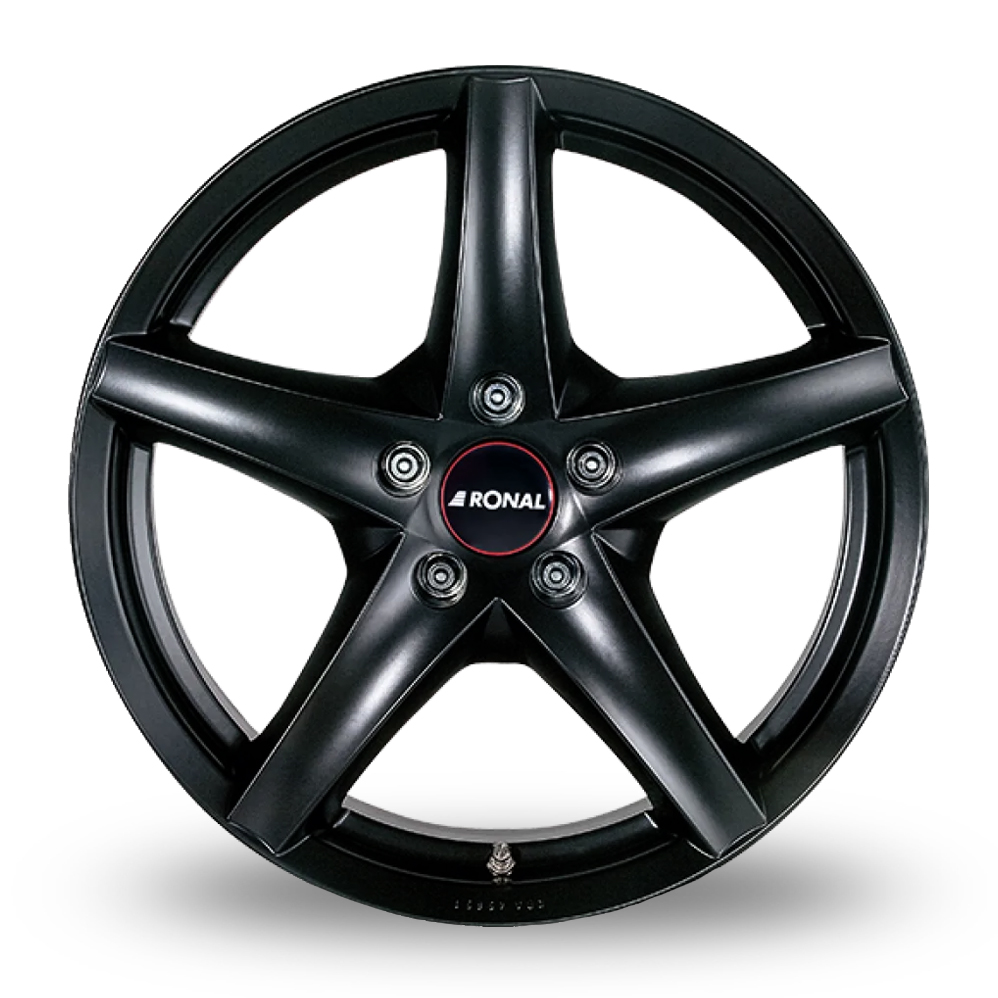 17" Ronal R41 Matt Black Alloy Wheels