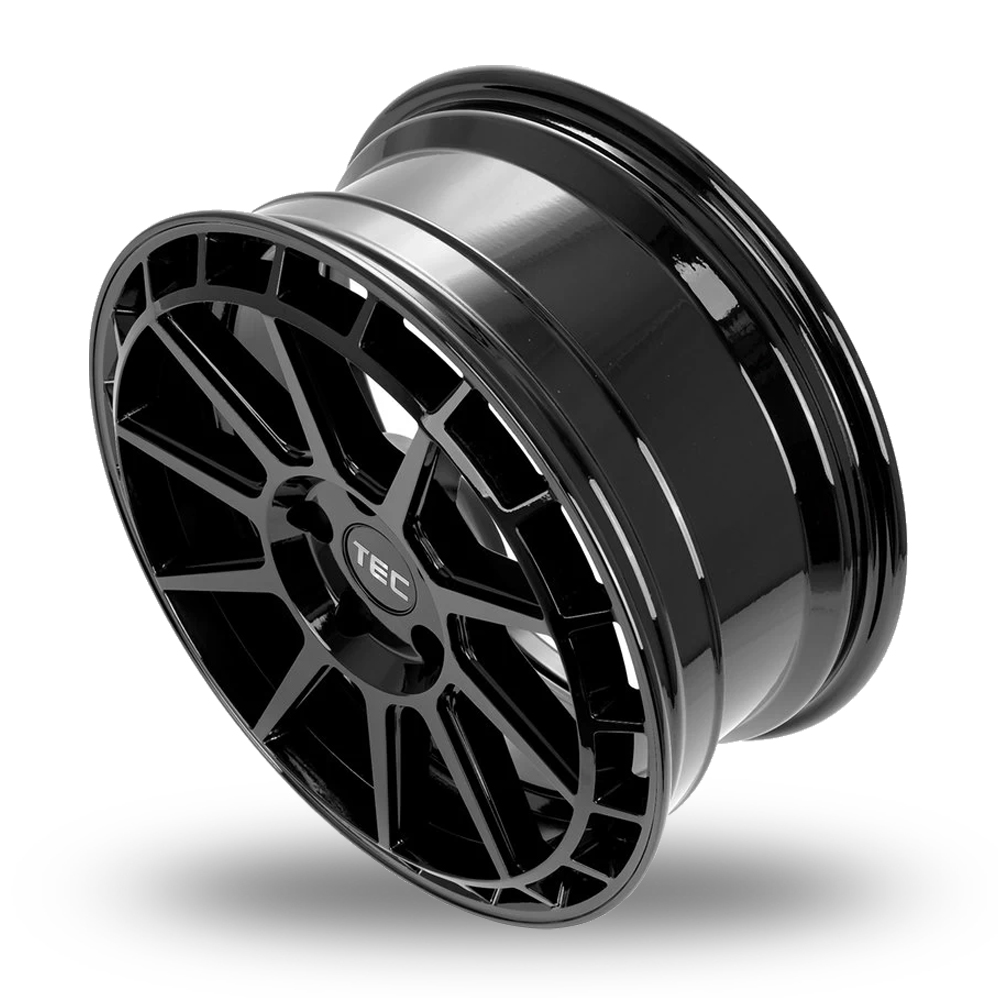 18" TEC Speedwheels GT8 Gloss Black Alloy Wheels