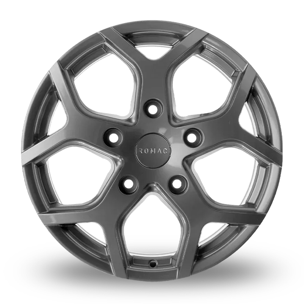 16" Romac Cobra Grey Alloy Wheels