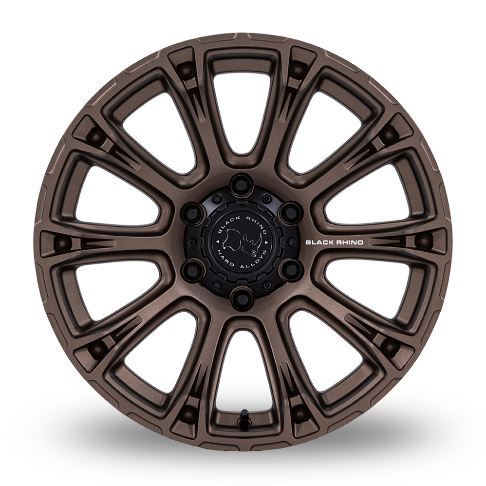 17" Black Rhino BR020 Diamondback Burnt Bronze Alloy Wheels