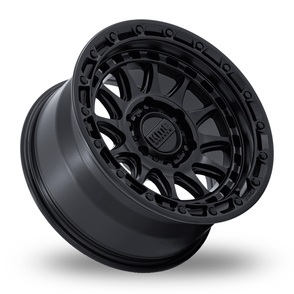 17" KMC KM556 Crux (USA Warehouse) Blackout Alloy Wheels