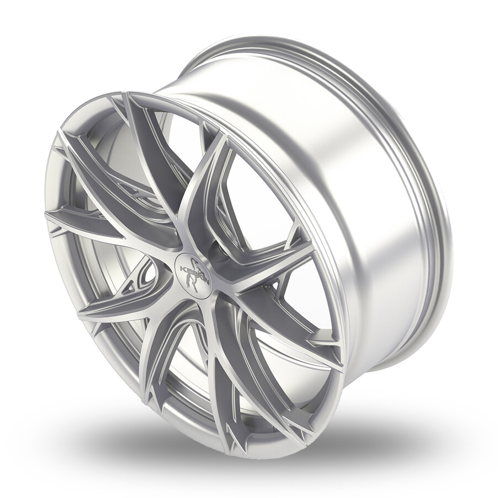 19" Keskin Tuning KT24C Silver Alloy Wheels