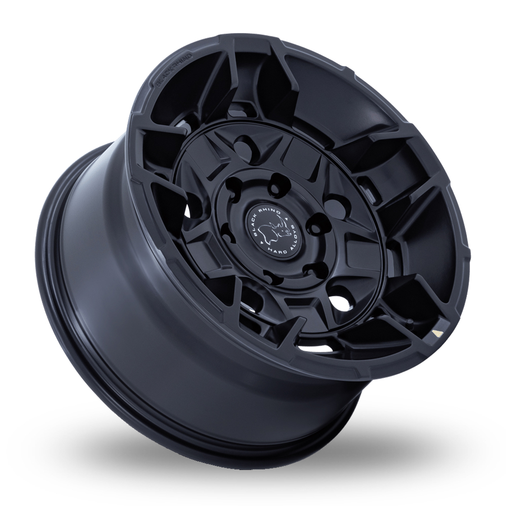 17" Black Rhino BR028 Guard Matt Black Alloy Wheels