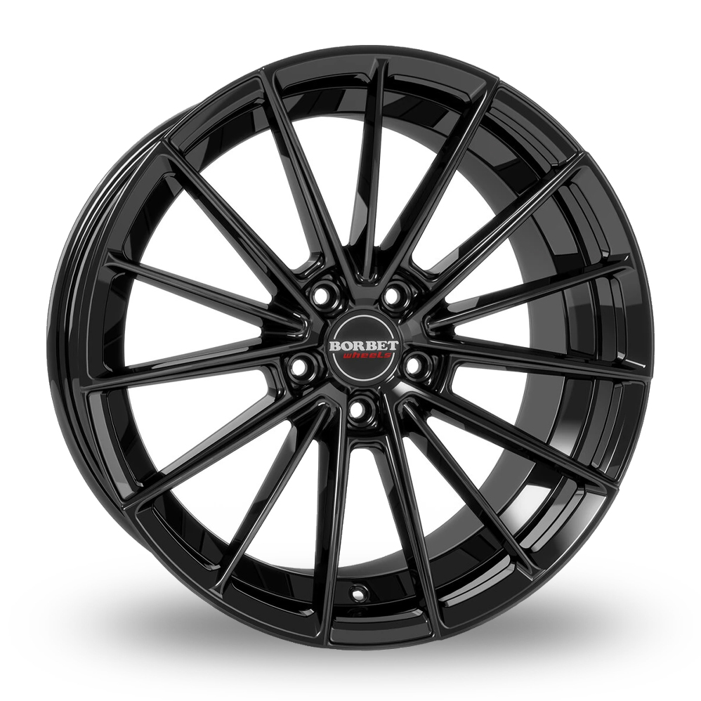 Borbet FB2DC Gloss Black Alloy Wheels