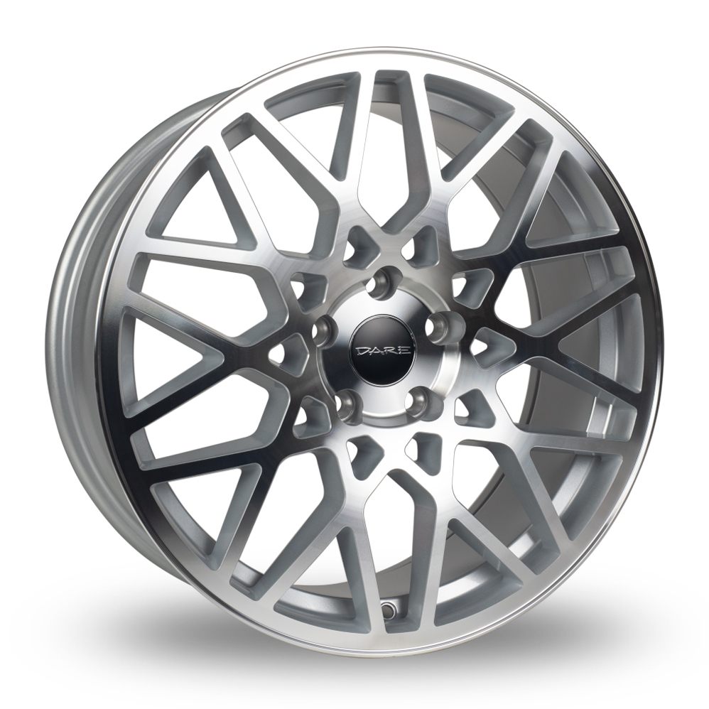 Dare LG2 Silver Polished Alloy Wheels