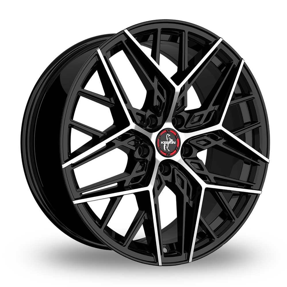 Keskin Tuning KT25 Black Polished Alloy Wheels