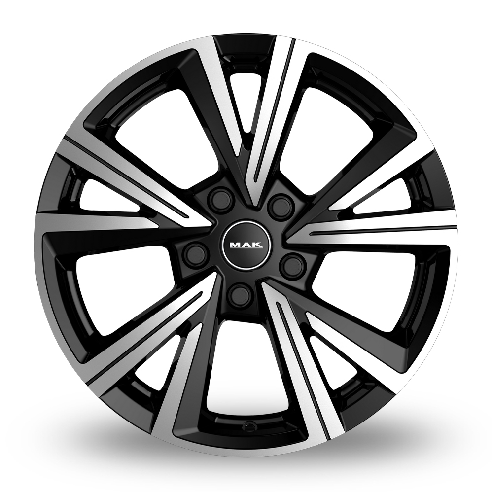 18" MAK Qvarz Black Mirror Alloy Wheels