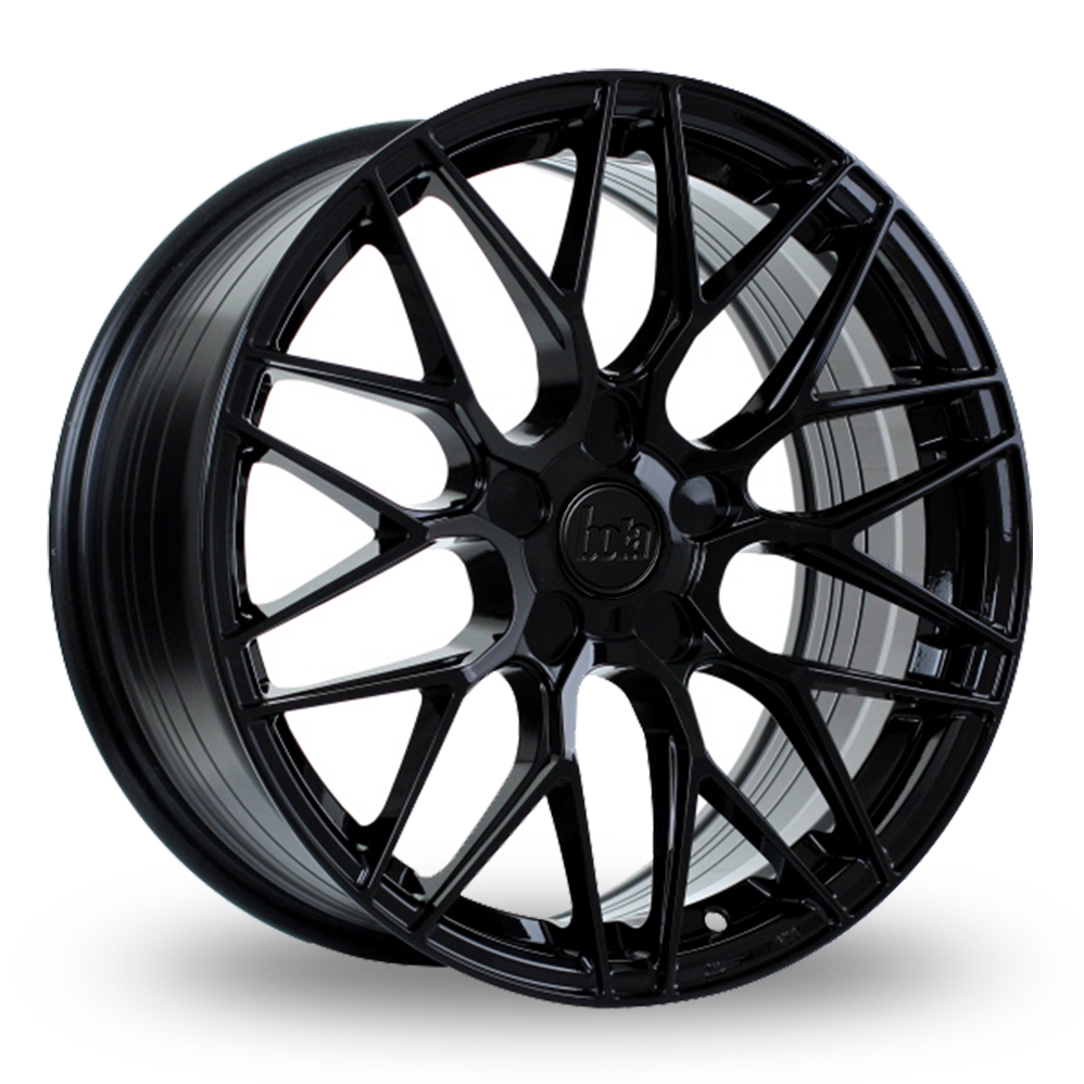 18" Bola B17 Gloss Black Alloy Wheels