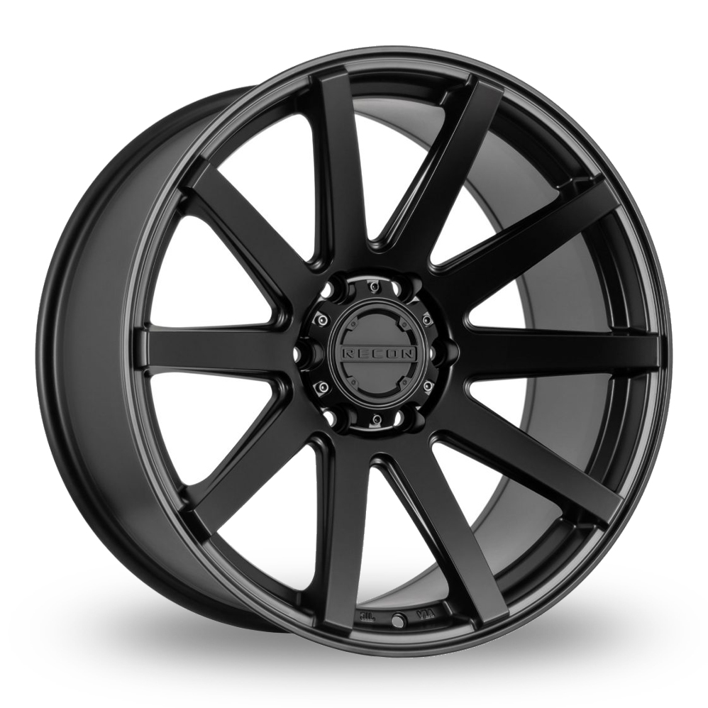 Recon Off-Road Force Satin Black Alloy Wheels