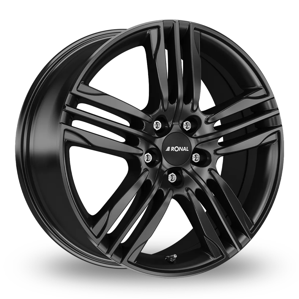 19" Ronal R57 Matt Black Alloy Wheels