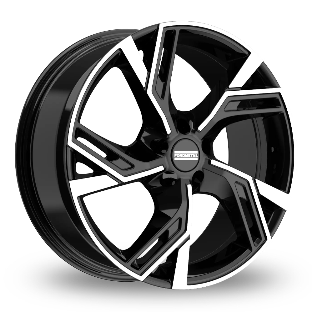 Fondmetal Atena Gloss Black Machined Alloy Wheels