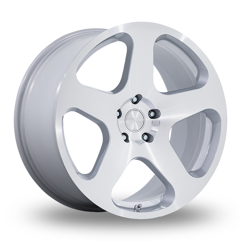 Rotiform RC200 NUE Gloss Silver With Machined Face Alloy Wheels