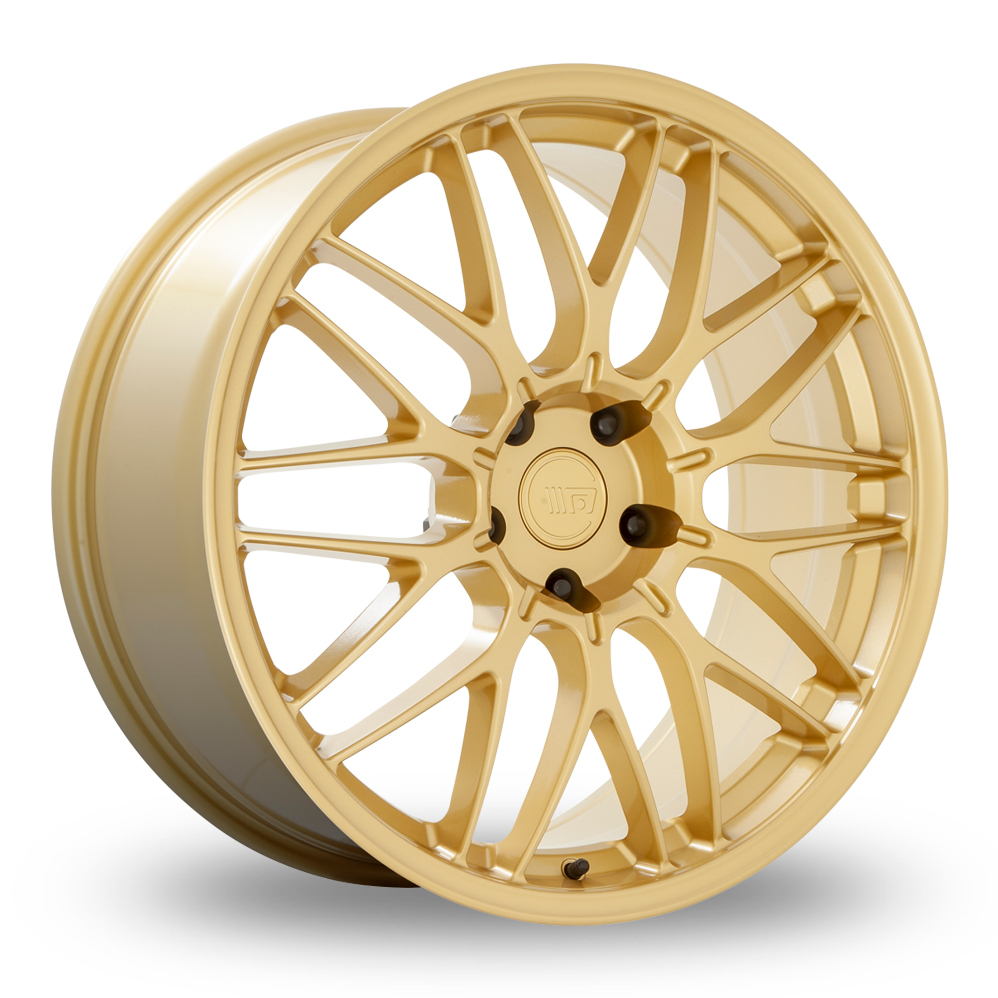 19 Inch Motegi Racing MR153 Rally Gold Alloy Wheels