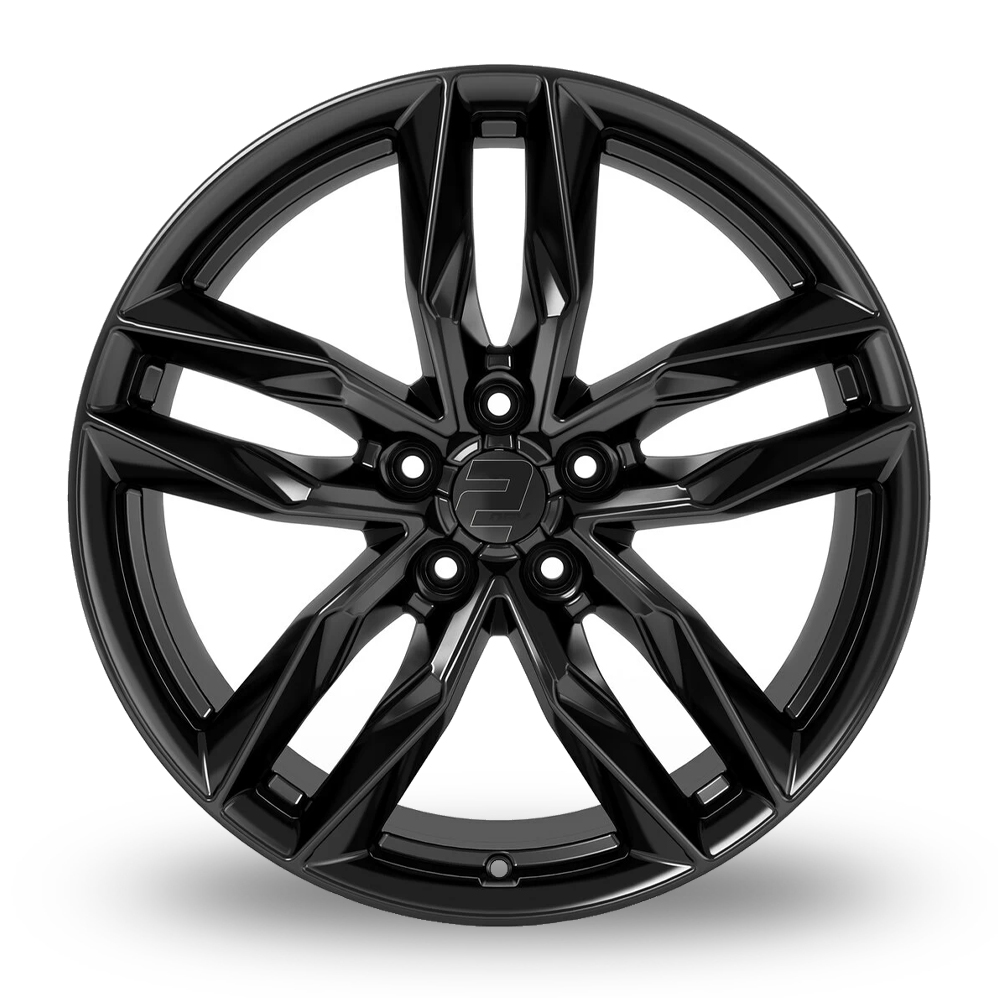 18" 2DRV WH40 Gloss Black Alloy Wheels