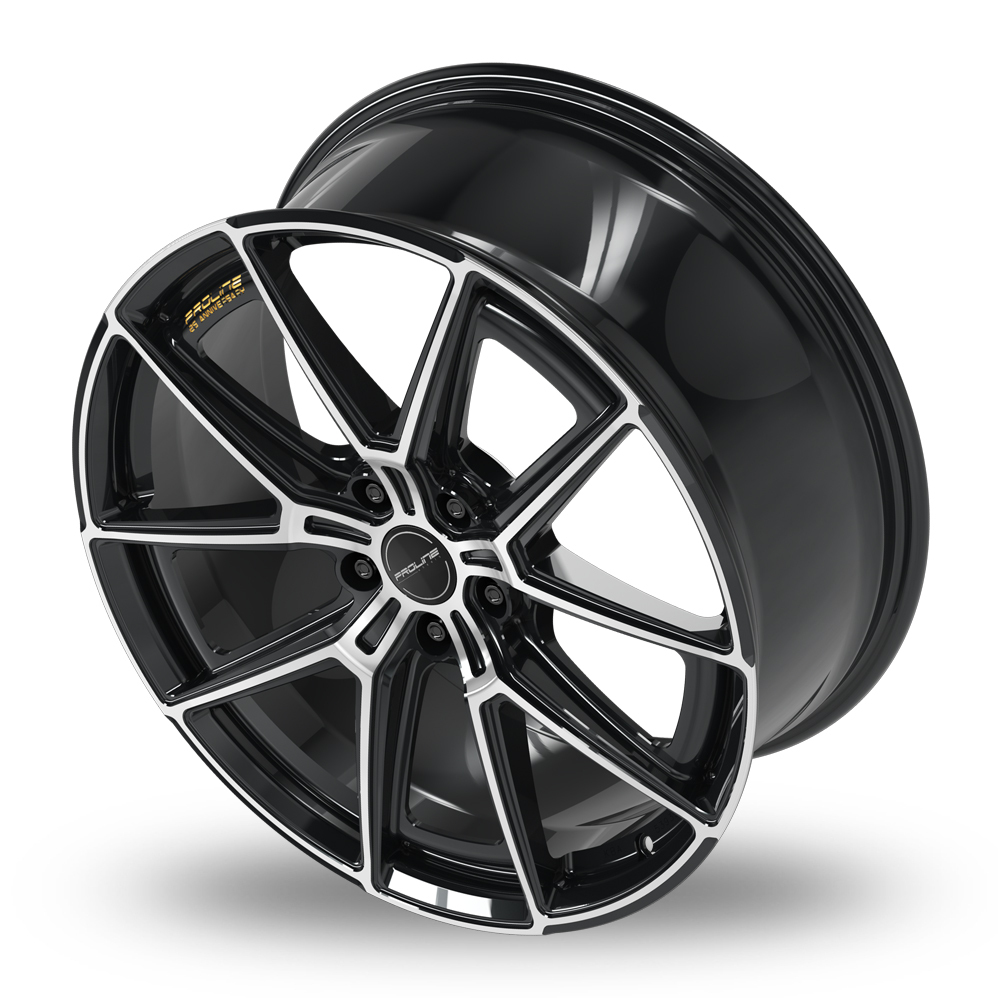 20" Proline PF25 Forged Black Polished Alloy Wheels