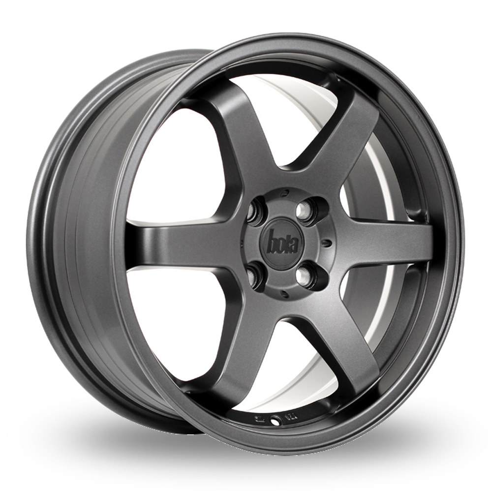 Bola B1 Matt Gunmetal Alloy Wheels