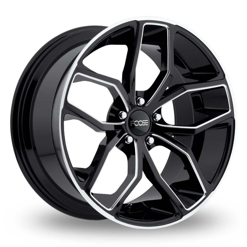 Foose F150 Outcast (USA Warehouse) Gloss Black Milled Alloy Wheels