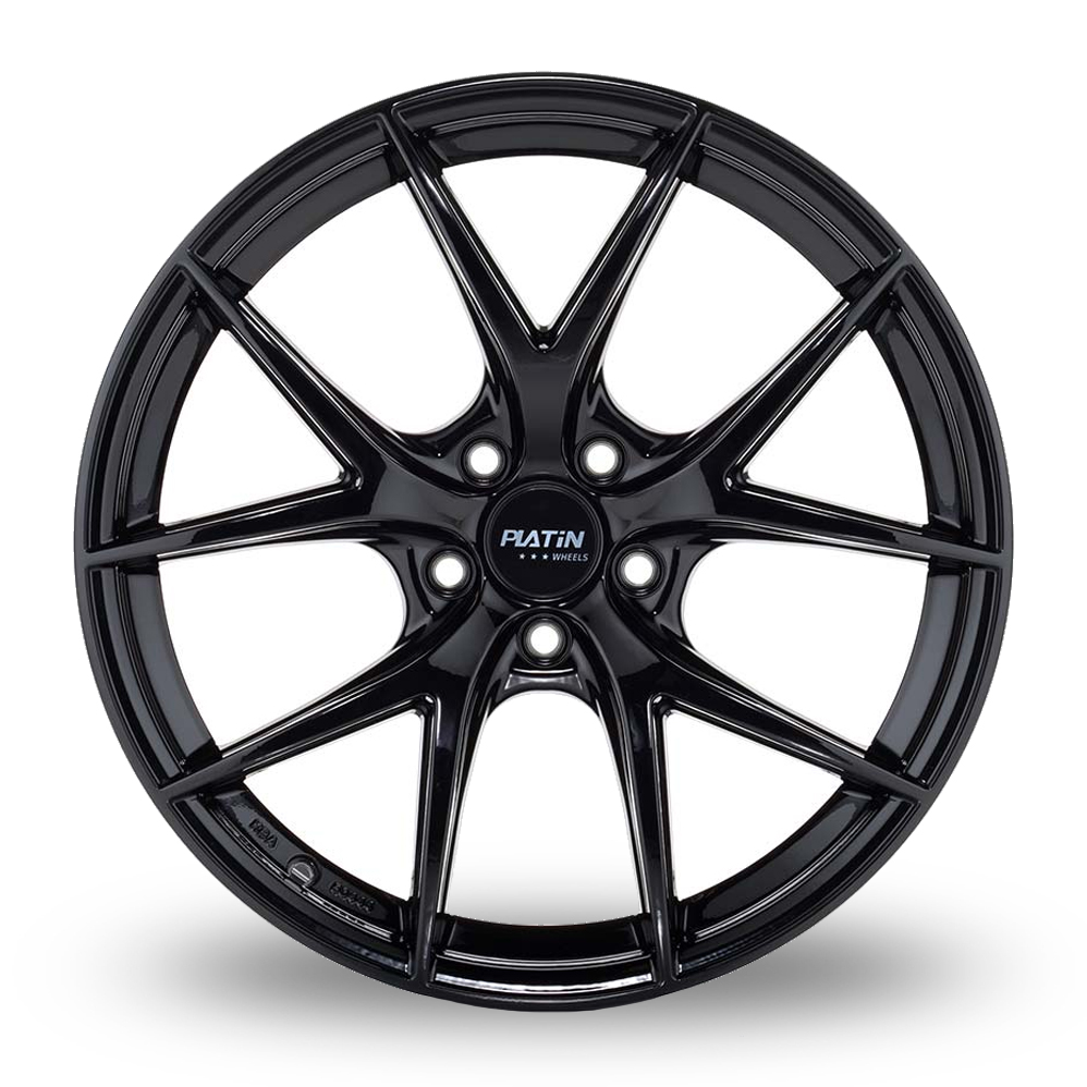 20" Platin P 94 Black Alloy Wheels