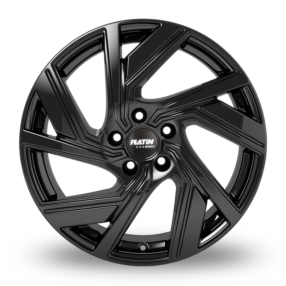 20" Platin P 114 Black Alloy Wheels