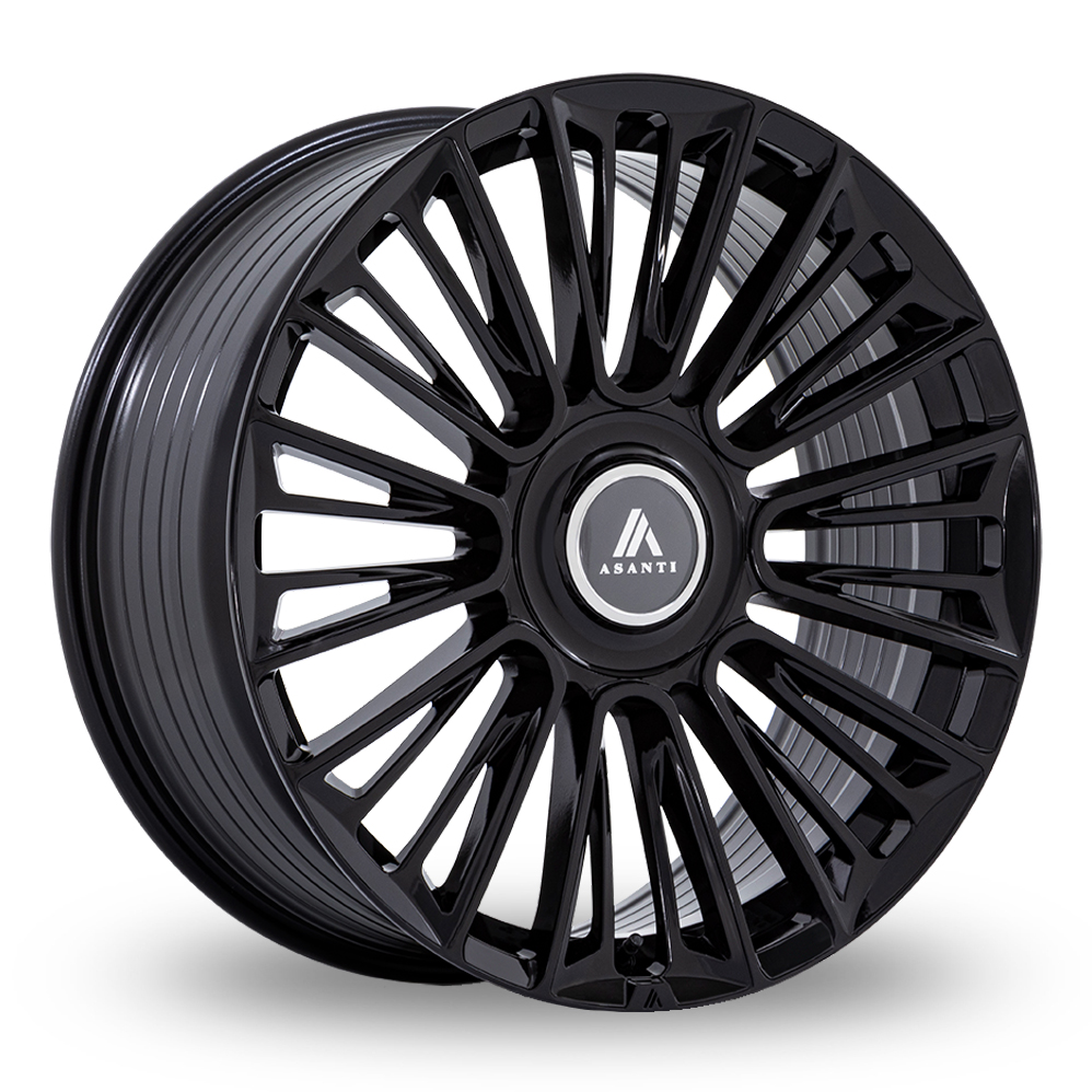 Asanti Black AB049 Premier (USA Warehouse) Gloss Black Alloy Wheels