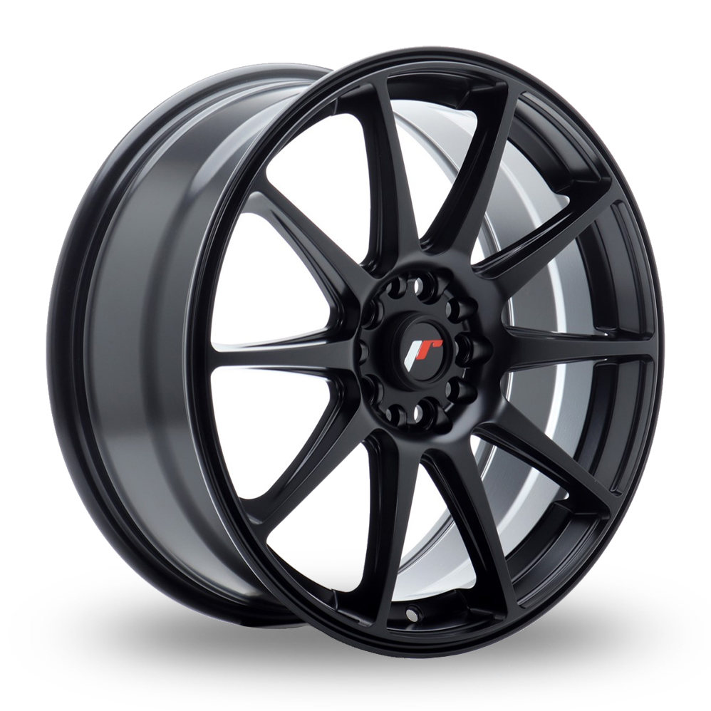 Japan Racing JR11 (7.5x18) Matt Black Alloy Wheels