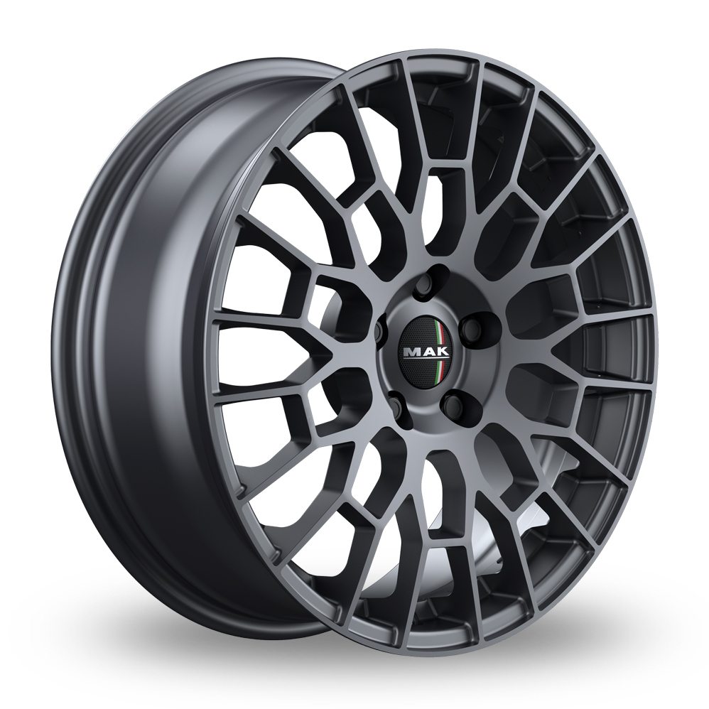 18" MAK APX Gloss Gunmetal Metallic Alloy Wheels
