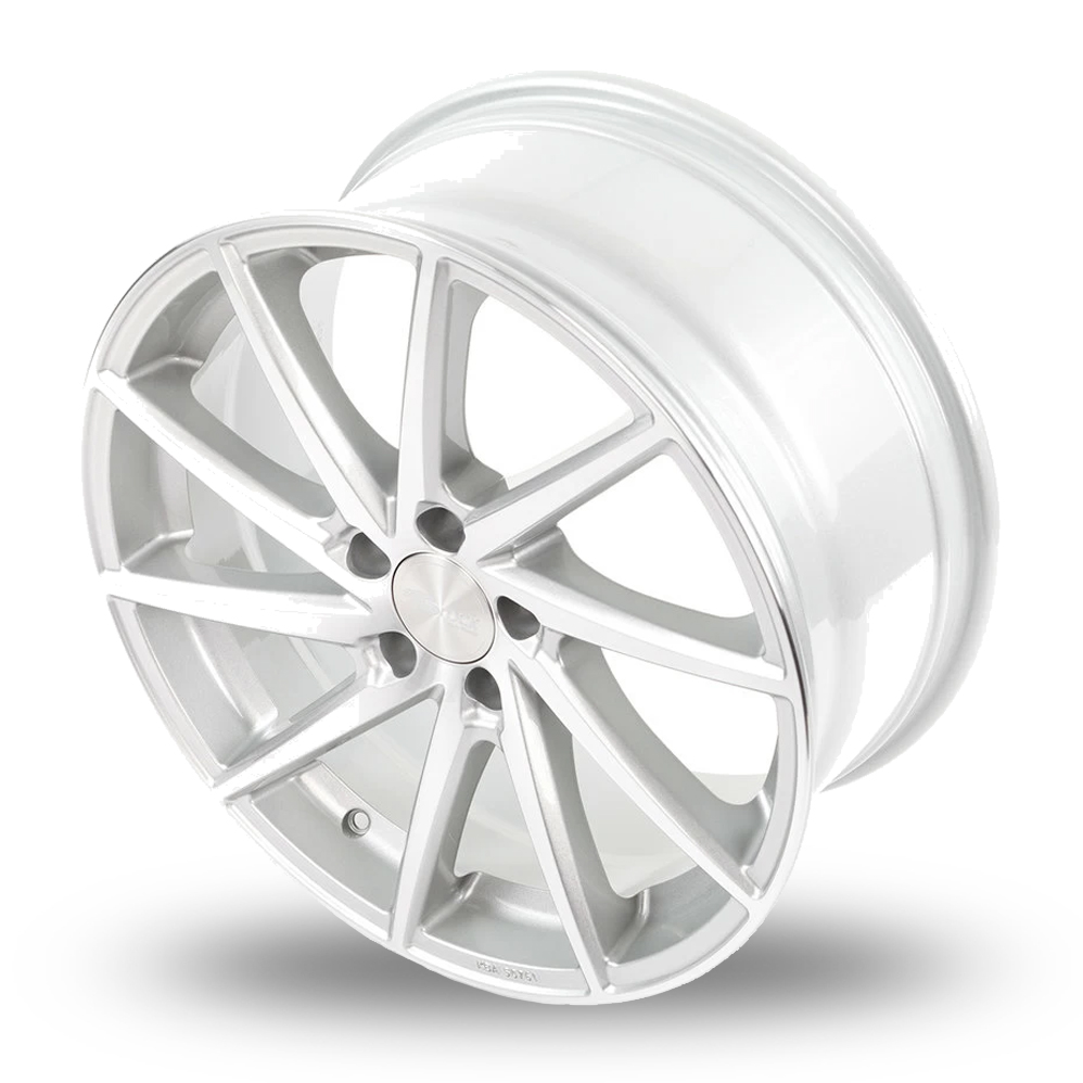 20" Brock B37 Silver Polished Alloy Wheels