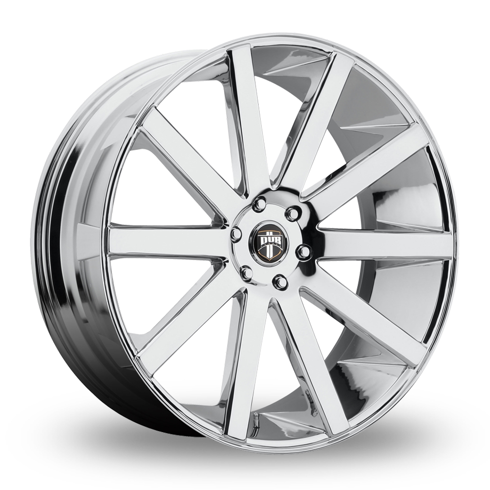 DUB S120 Shot Calla (USA Warehouse) Chrome Plated Alloy Wheels