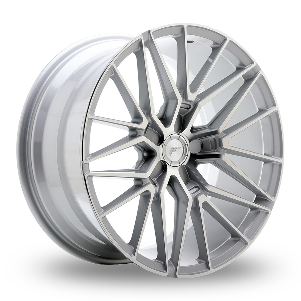 Japan Racing JR38 (9x19) (Custom Fitment) Silver Machined Face Alloy Wheels