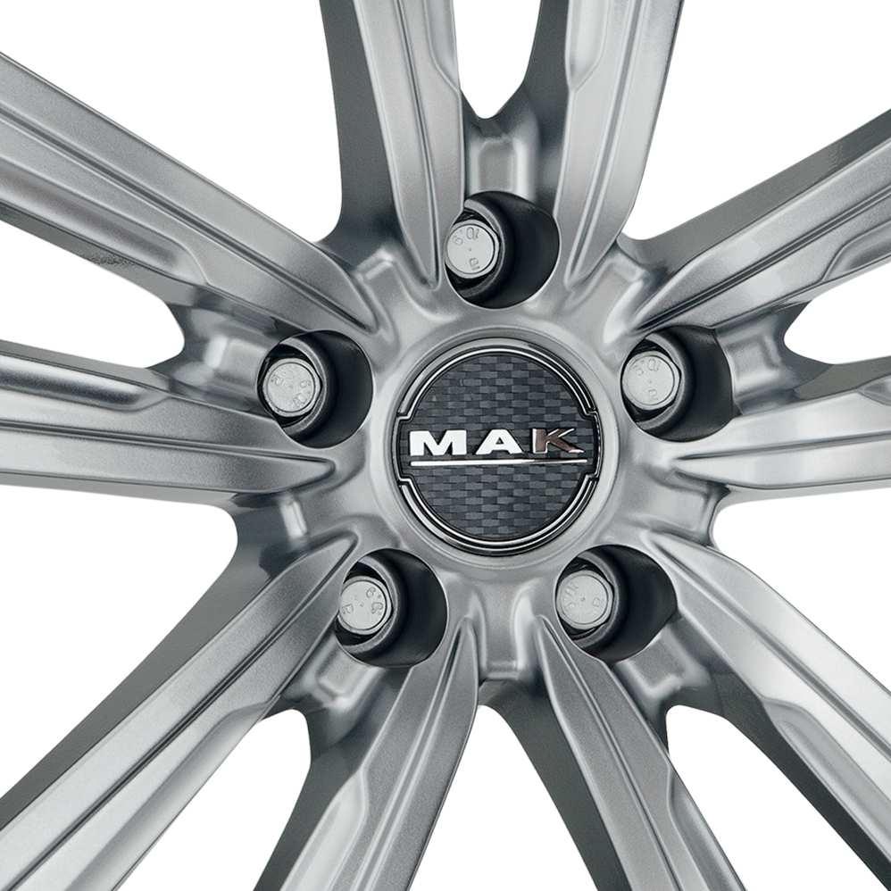 15" MAK Magma Silver Alloy Wheels