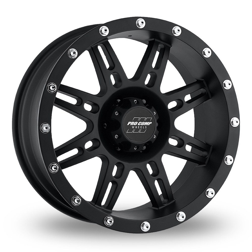 Pro Comp Alloys PA31 Stryker (USA Warehouse) Flat Black Alloy Wheels