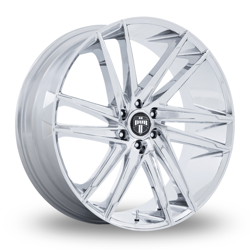 DUB DC275 Blaze (USA Warehouse) Chrome Alloy Wheels