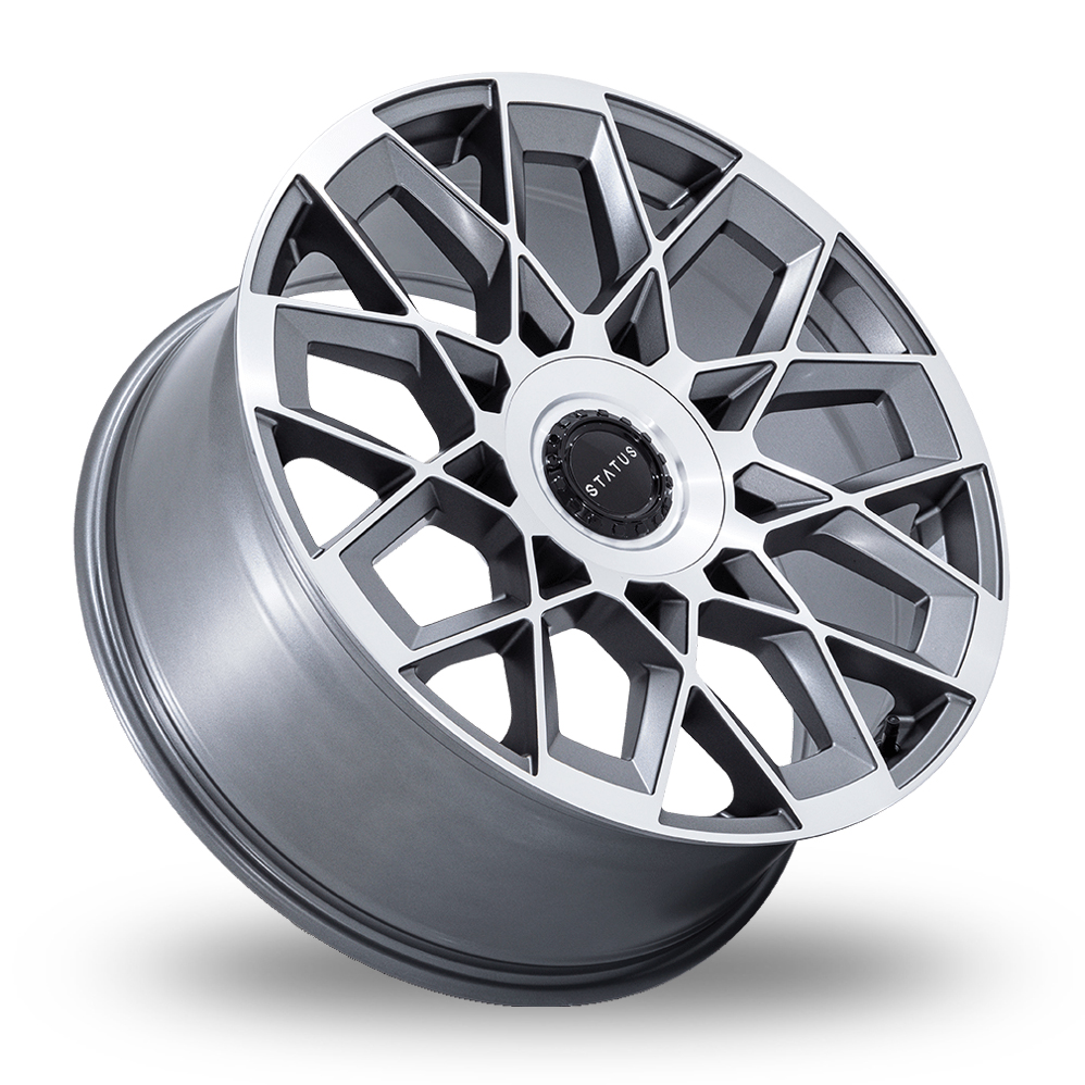 22" Status ST005 Matrix Anthracite Mirrored Alloy Wheels