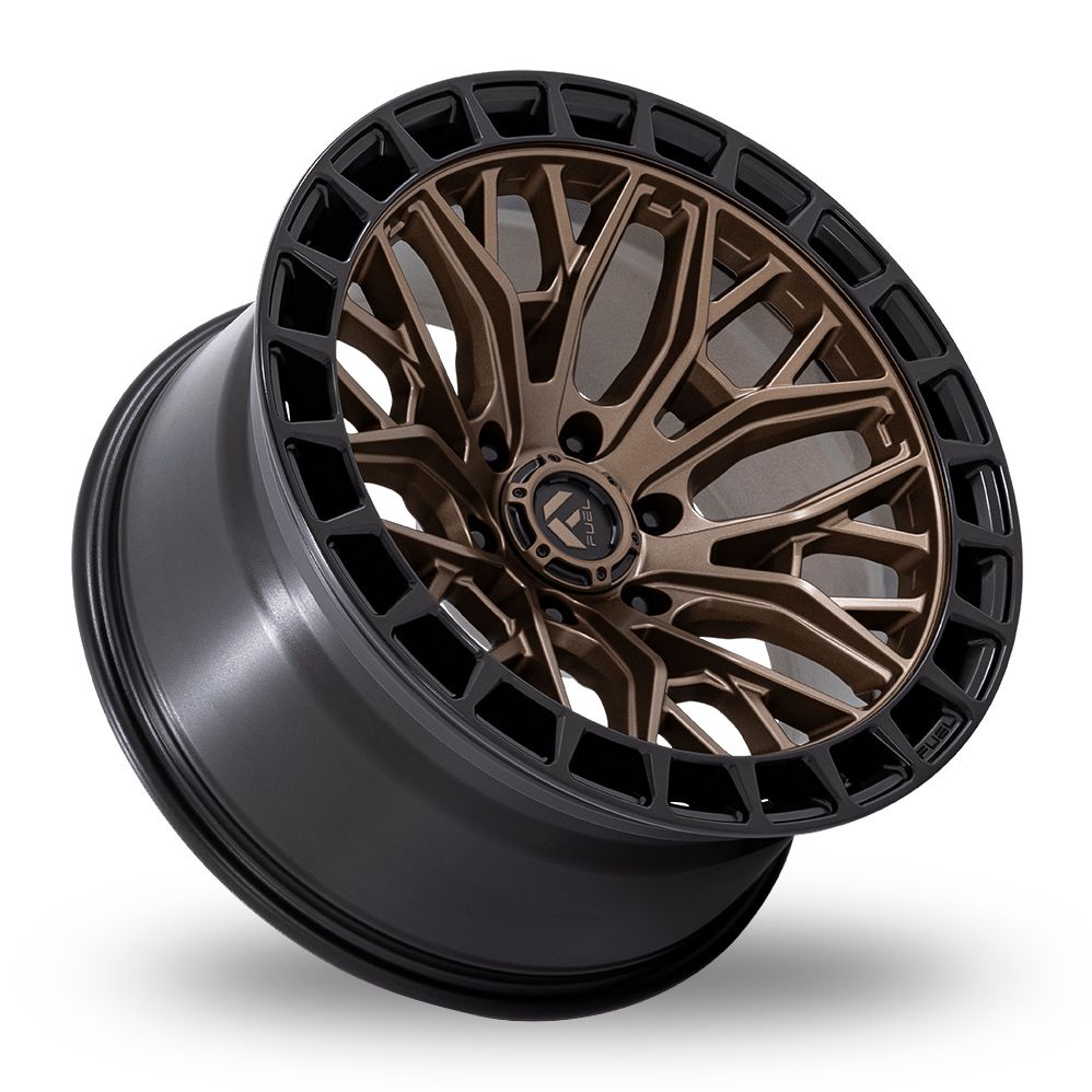 22" Fuel Off-Road FC869 Sigma Matte Bronze With Matt Black Lip Alloy Wheels