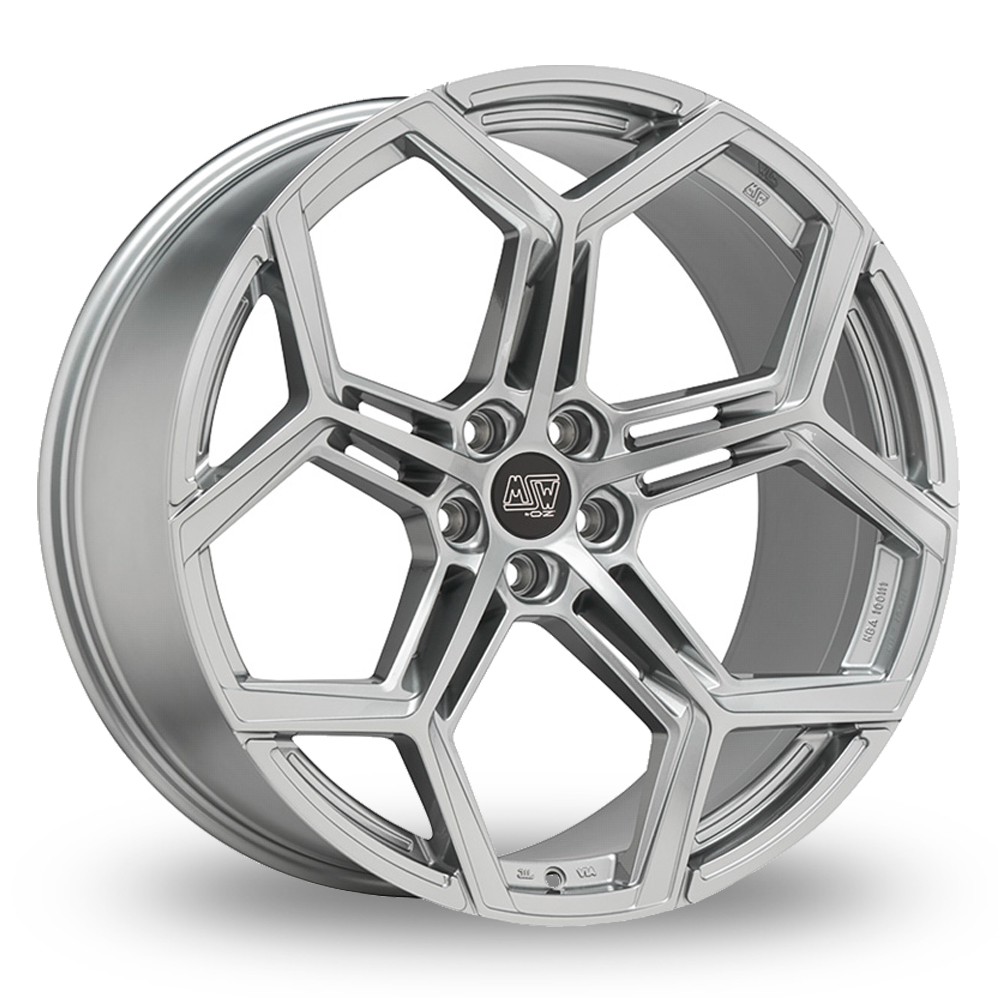 MSW (by OZ) 53 Hyper Silver Alloy Wheels
