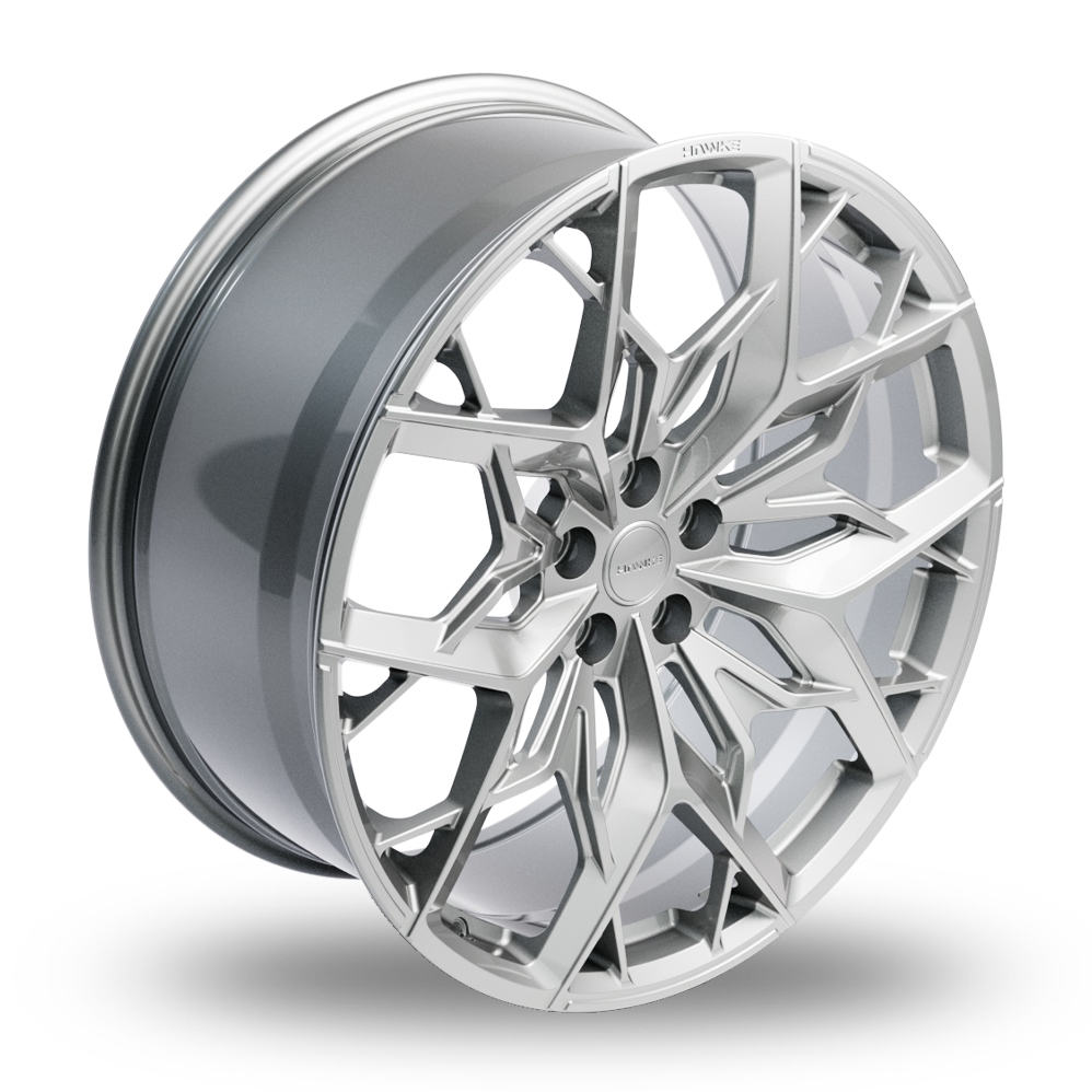 23" Hawke Vortex Silver Alloy Wheels