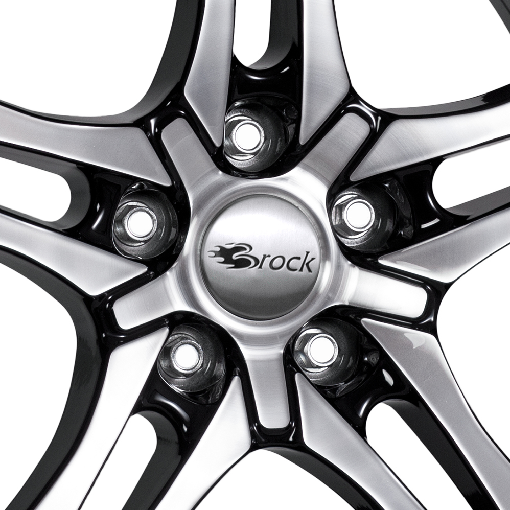 18" RC Design RC26 Gloss Black Polished Alloy Wheels