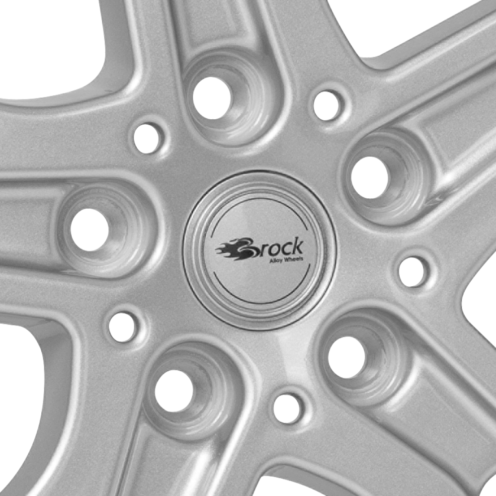 19" Brock EB1 Crystal Silver Alloy Wheels