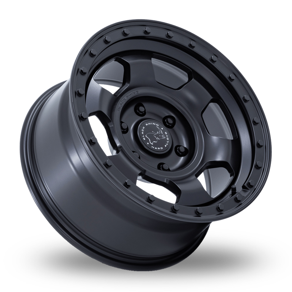 17" Black Rhino BR029 Trooper Matt Black Alloy Wheels