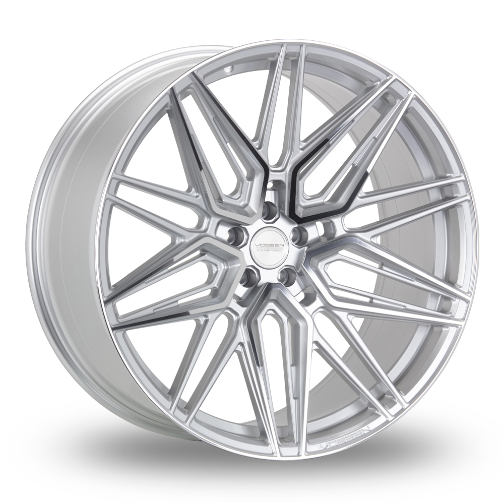 Vossen HF-7 (8.5x19) (Flat Concave) Silver Polished Alloy Wheels