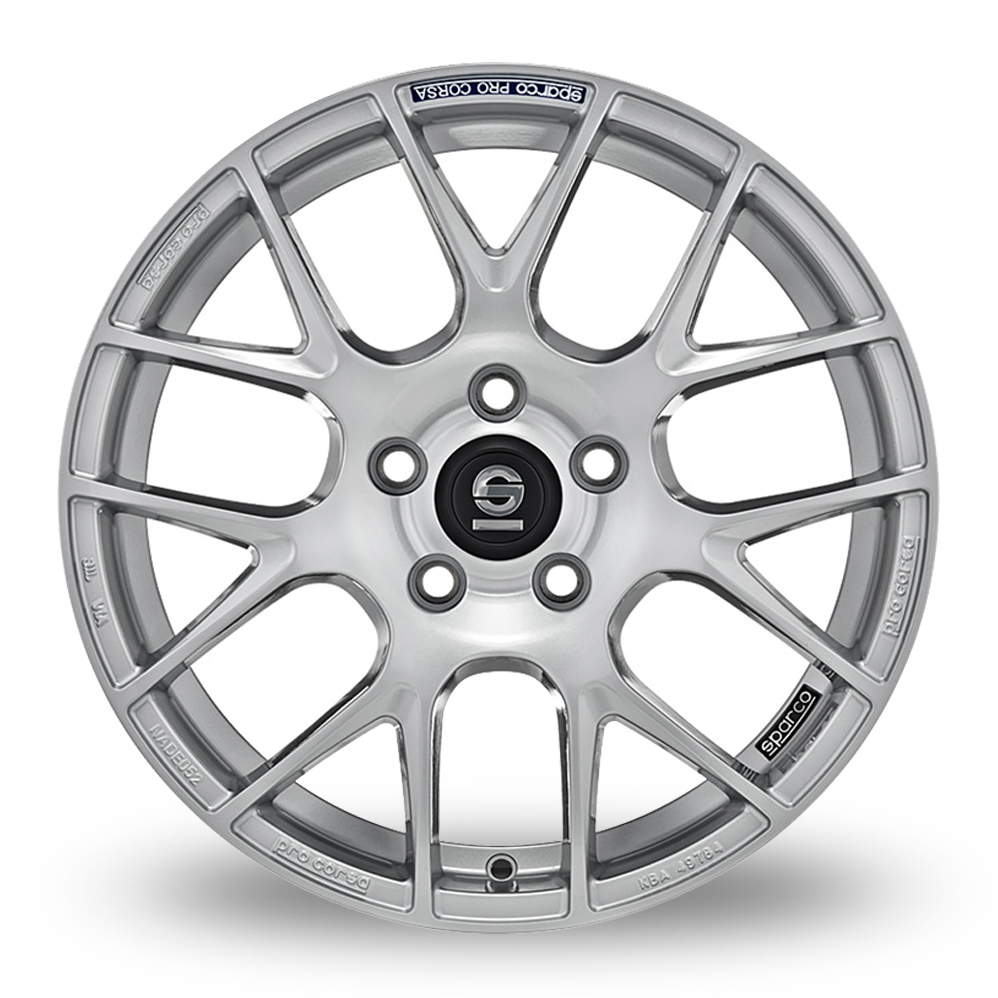 18" Sparco PRO Corsa Silver Alloy Wheels