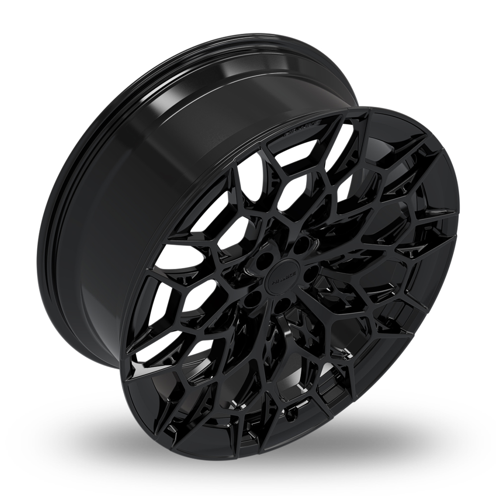 22" Hawke Helion Gloss Black Alloy Wheels