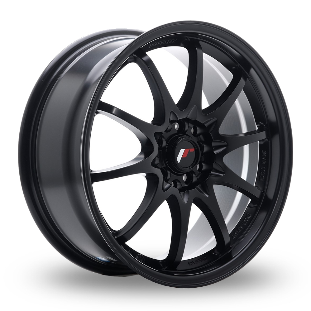 17" Japan Racing JR5 (7.5x17) Matt Black Alloy Wheels
